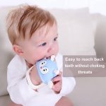 Smily Mia Penguin Baby Teething Toys for 3-6Months, Infant Handheld Pacifiers 0-6Months, 3Months Old Baby Must Haves, 4months Old Toys for Babies, Light Grey… - Image 7